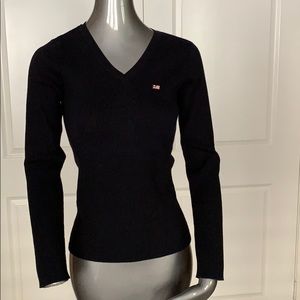 Polo Jeans Co. Rubbed Cotton V-Neck